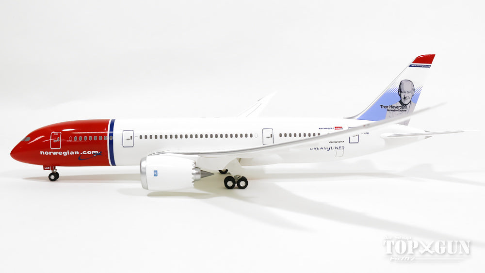 787-8 ノルウェー・エアシャトル 「トール・ヘイエルダール」 EI-LNB 1/200 ※ギヤ・スタンド付属・プラ製 [AN02]