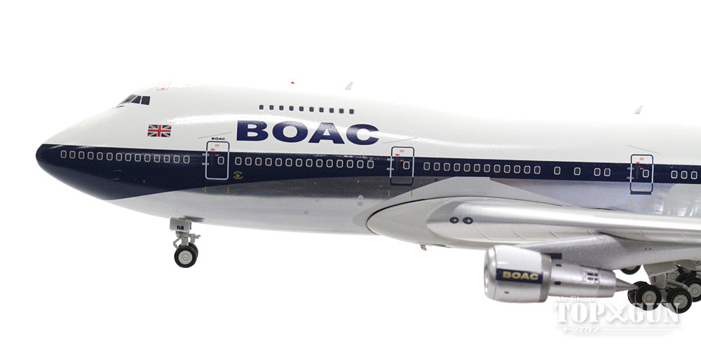 747-100 BOAC British Overseas Airways Polished finish (stand included) 1973 G-AWNM 1/200 *Made of metal [ARD2054P]