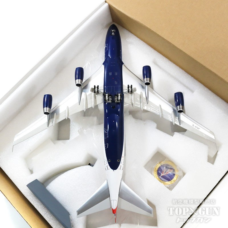 747-400 British Airways G-CIVF with stand and collector's coin 1/200 [ARDBA05]