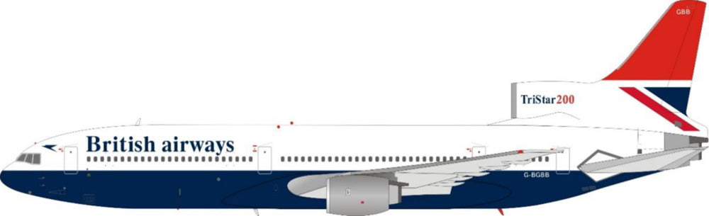 L-1011 British Airways G-BGBB with stand 1/200 [ARDBA16]