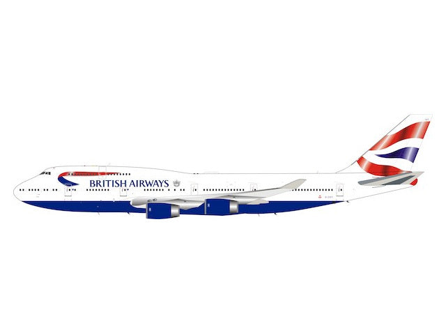 747-400 British Airways G-CIVY with stand and collector's coin 1/200 [ARDBA18]