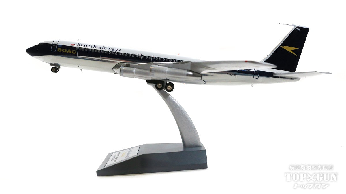 707-300C British Airways BOAC logo G-AXGW with stand 1/200 [ARDBA28]