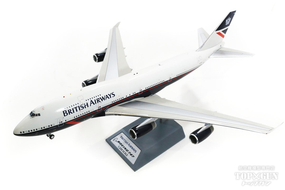 747-400 British Airways special livery "100th Anniversary of Commercial International Flight/Randall Reprint" Collector's coin and stand included G-BNLY 1/200 [ARDBA33]