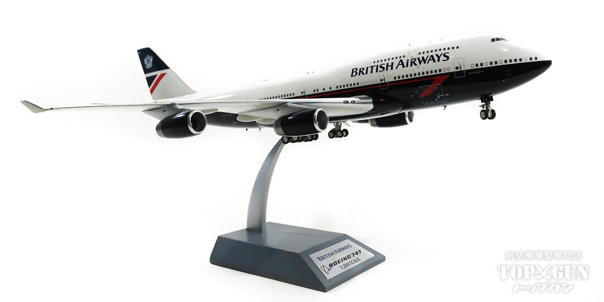 747-400 British Airways special livery "100th Anniversary of Commercial International Flight/Randall Reprint" Collector's coin and stand included G-BNLY 1/200 [ARDBA33]