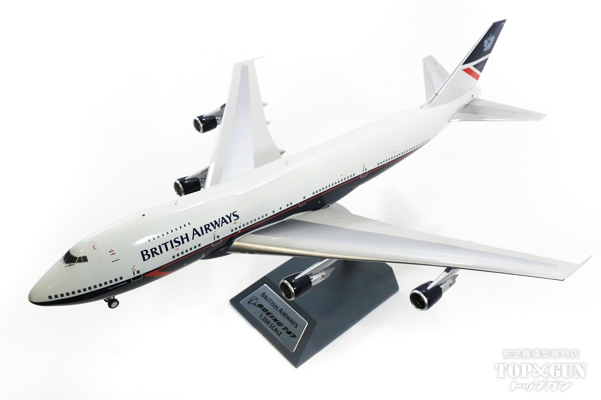 747-100 British Airways 90s Randall livery (stand and collector's coin included) G-AWNJ 1/200 [ARDBA40]