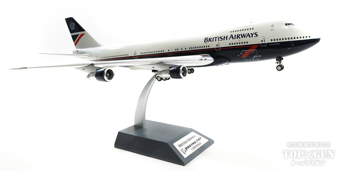 747-100 British Airways 90s Randall livery (stand and collector's coin included) G-AWNJ 1/200 [ARDBA40]