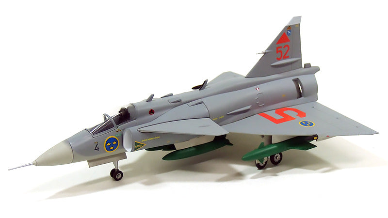 Saab Viggen JA37, Swedish Air Force, 4th Wing, Froson Base, retired in 2005, #52-4, 1/72 [AV-72-42-002]