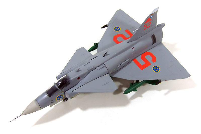 Saab Viggen JA37, Swedish Air Force, 4th Wing, Froson Base, retired in 2005, #52-4, 1/72 [AV-72-42-002]