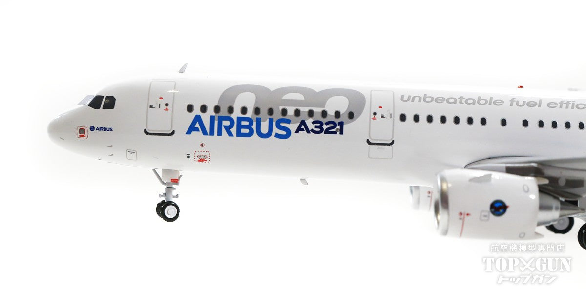 A321neo Airbus House Color D-AVXA with stand 1/200 [AV2042]