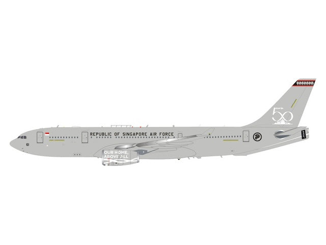 A330MRTT（A330-200） シンガポール空軍 第112飛行隊 特別塗装 「空軍創設50周年／Our Home Above All」 18年 チャンギ東基地 #761 1/400 [AV4MRTTRSAF50]