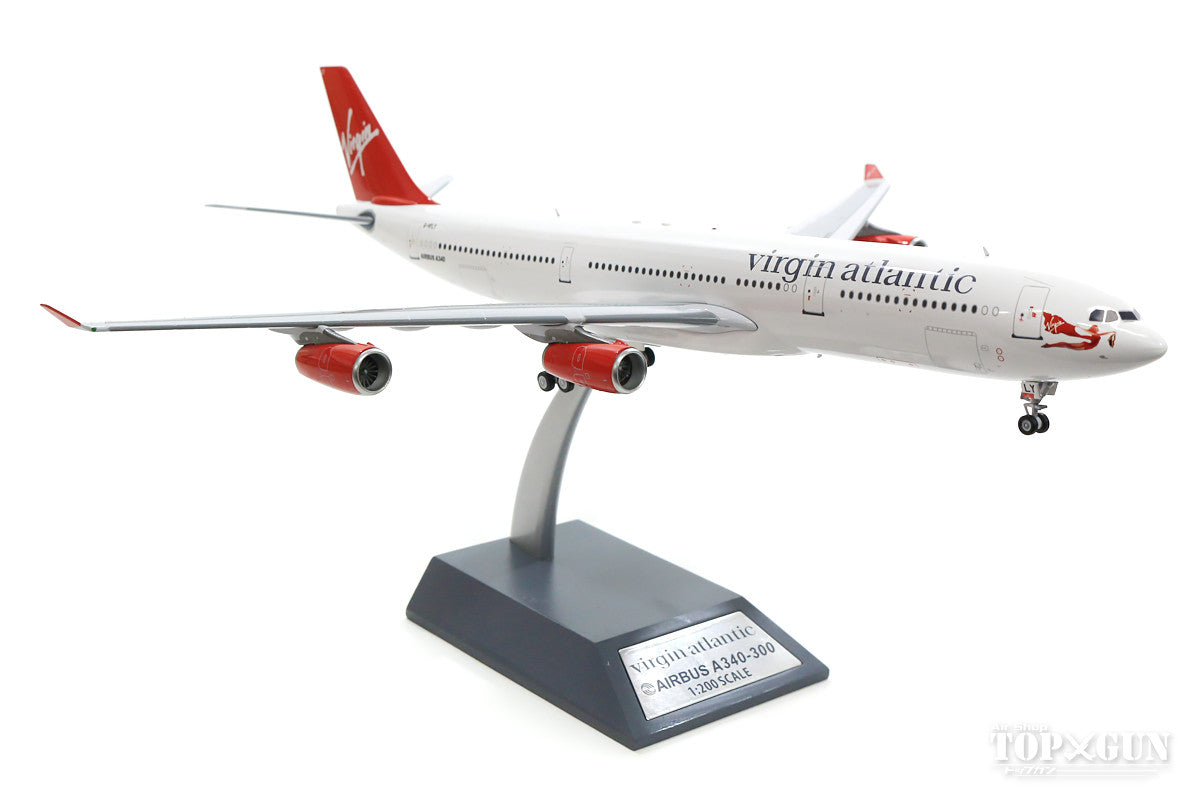 A340-300 Virgin Atlantic Airways "Dragon Lady" G-VFLY (stand included) 1/200 [B-340-1116]