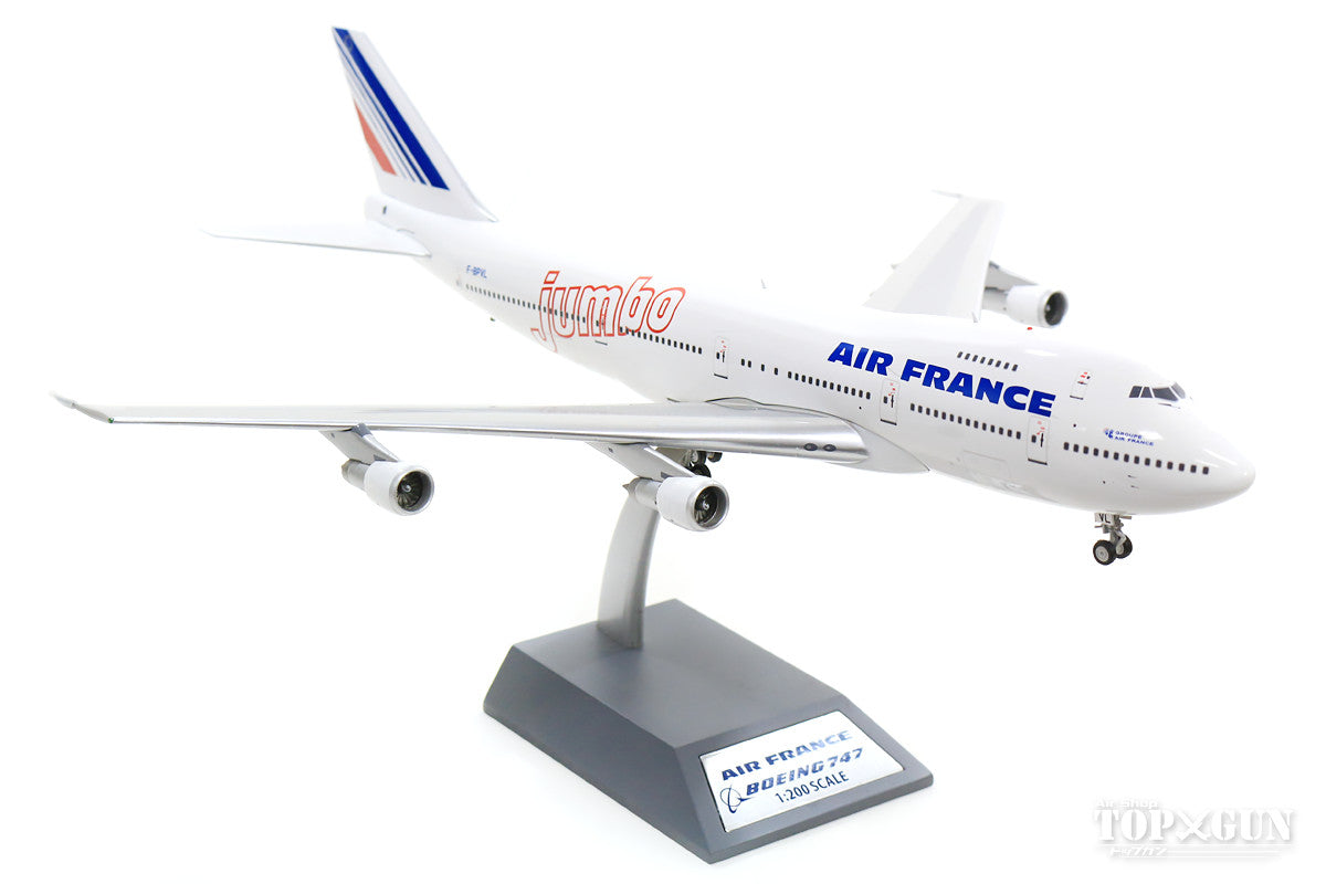 747-100 Air France F-BPVL "Jumbo" With Stand 1/200 [B-741-AF-08]