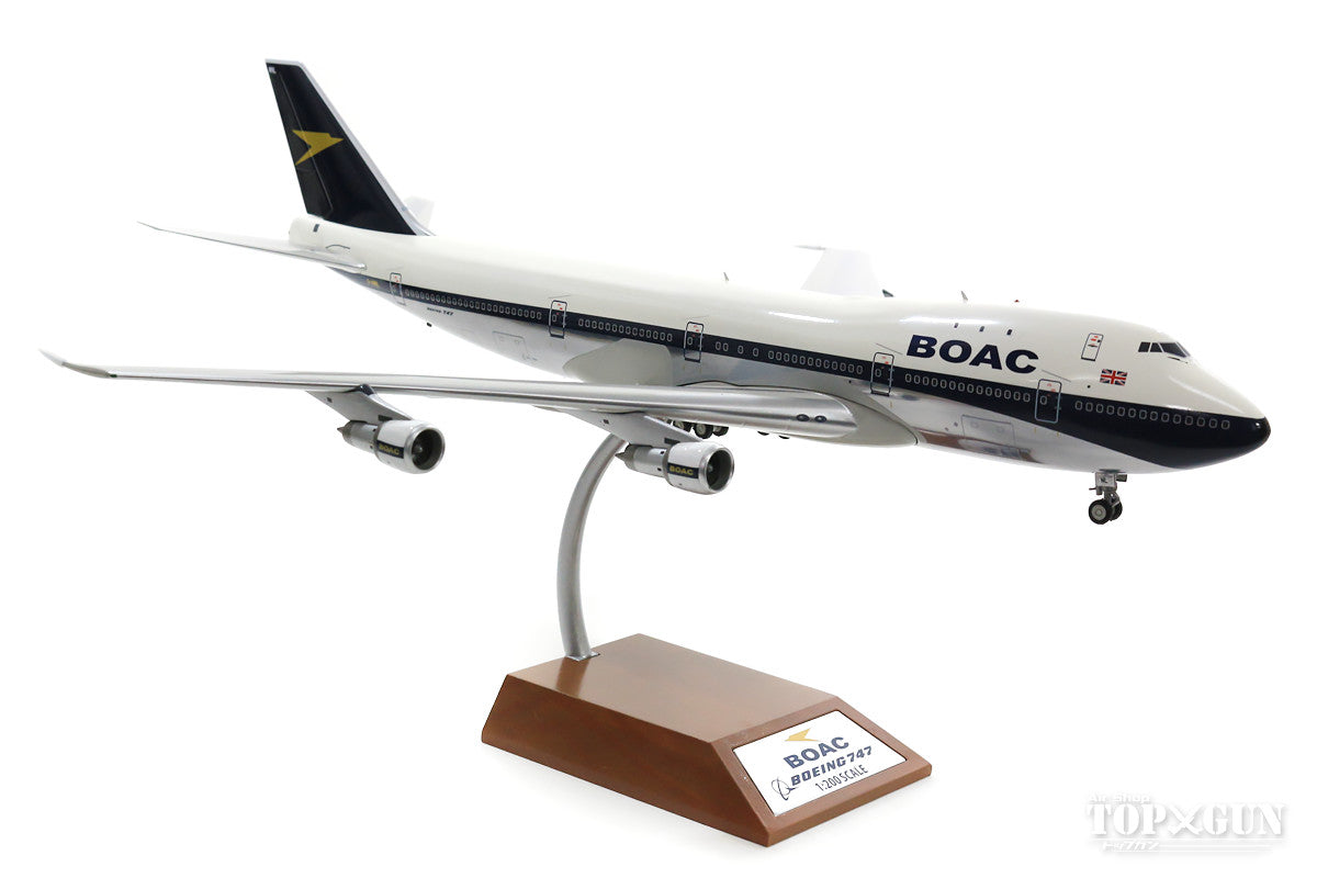 B-Models 747-100 BOAC G-AWNL ポリッシュ仕上 (スタンド付属) 1/200