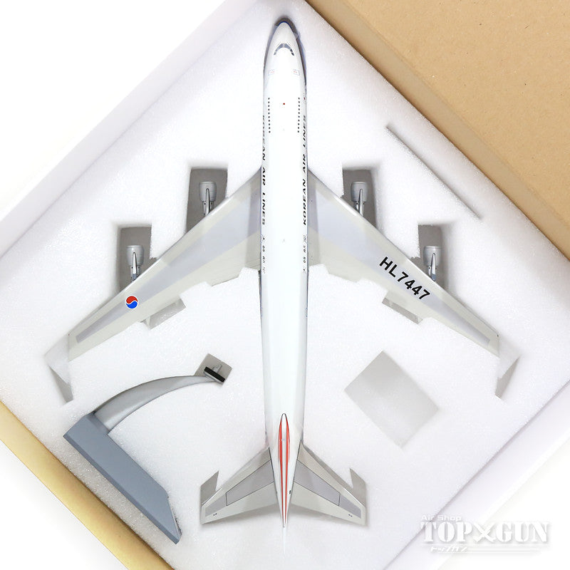 747-300 Korean Air 1980s Polished finish (stand included) HL7447 1/200 *Made of metal [B-742-KAL-01P]