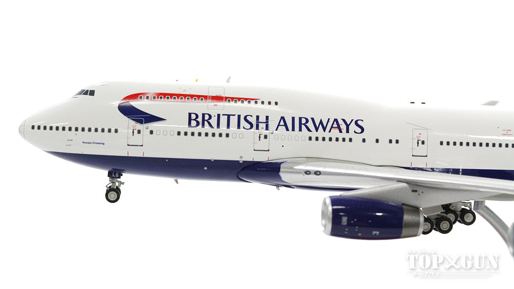 747-400 ブリティッシュ・エアウェイズ 特別塗装 「ウナラ・ドリーミング」 90-00年代 G-BNLS (スタンド付属) 1/200 ※金属製 [B-747-4-025]