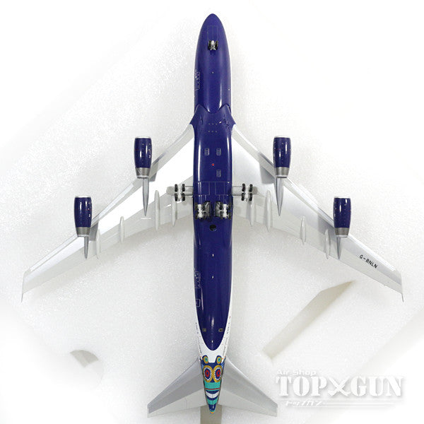 747-400 British Airways Special Paint "Naranj Dreaming" 90s-00s G-BNLN (Stand Included) 1/200 *Made of Metal [B-747-4-026]