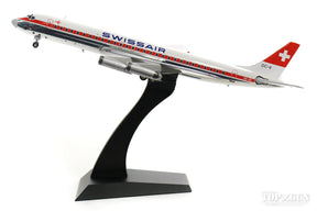 DC-8-62 スイス・エア 70年代 ポリッシュ仕上 (スタンド付属) HB-IDI 1/200 ※金属製 [B-862-HB-0318P]