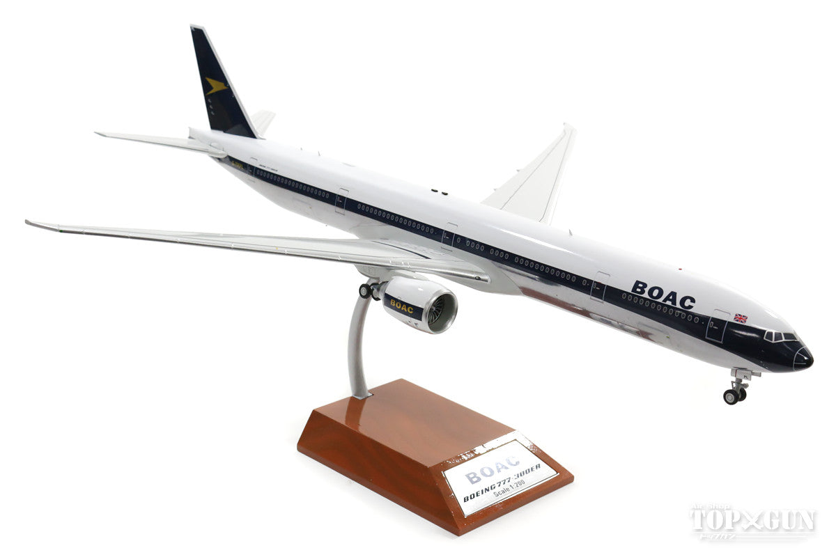 777-300ER BOAC British Overseas Airways Corporation Paint (Stand Included) G-TRPL 1/200 *Made of Metal [B-BOAC-777-001P]