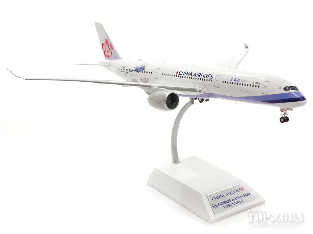 A350-900 China Airlines Special Paint "Yamamusume/Taiwan Blue Magpie" B-18908 (Stand Included) 1/200 *Made of metal [B-CI350-18908]