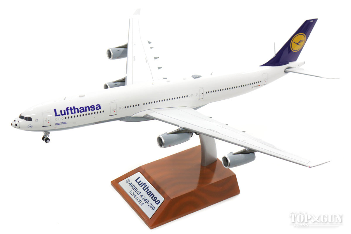 A340-300 Lufthansa Special Paint "Football" (Stand Included) Circa 2005 D-AIGS 1/200 *Made of Metal [B-LH340-001]