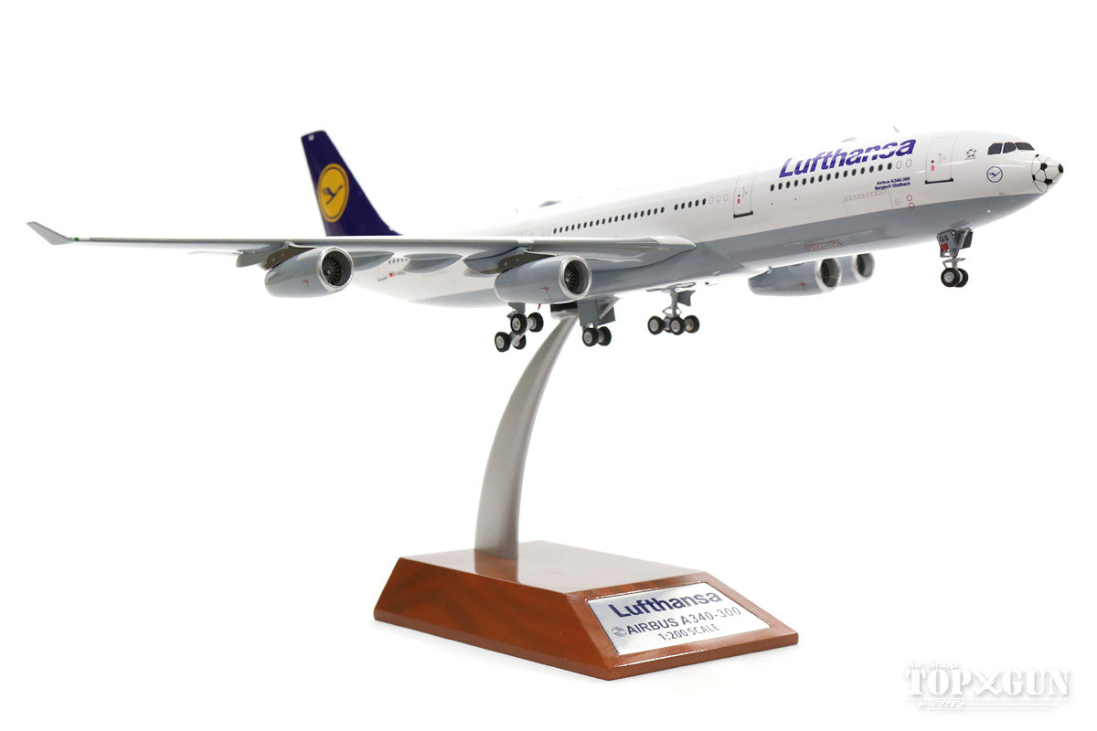 A340-300 Lufthansa Special Paint "Football" (Stand Included) Circa 2005 D-AIGS 1/200 *Made of Metal [B-LH340-001]