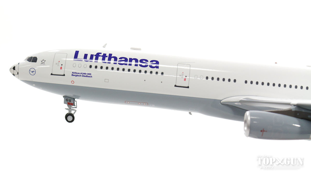 A340-300 Lufthansa Special Paint "Football" (Stand Included) Circa 2005 D-AIGS 1/200 *Made of Metal [B-LH340-001]