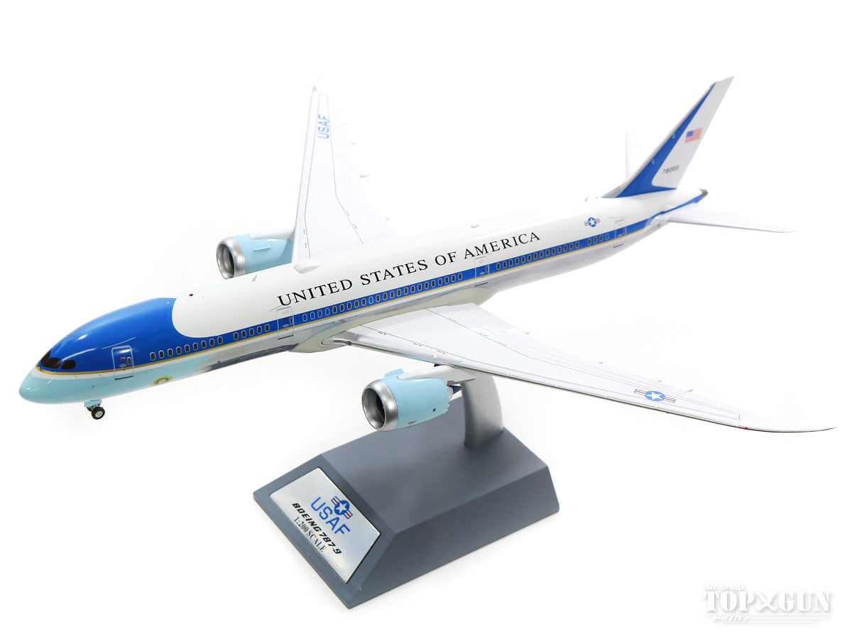 787-9 US Air Force Presidential Plane "Air Force One" (fictional) Polished finish (stand included) #78000 1/200 *Made of metal [B-USAF-789-01P]