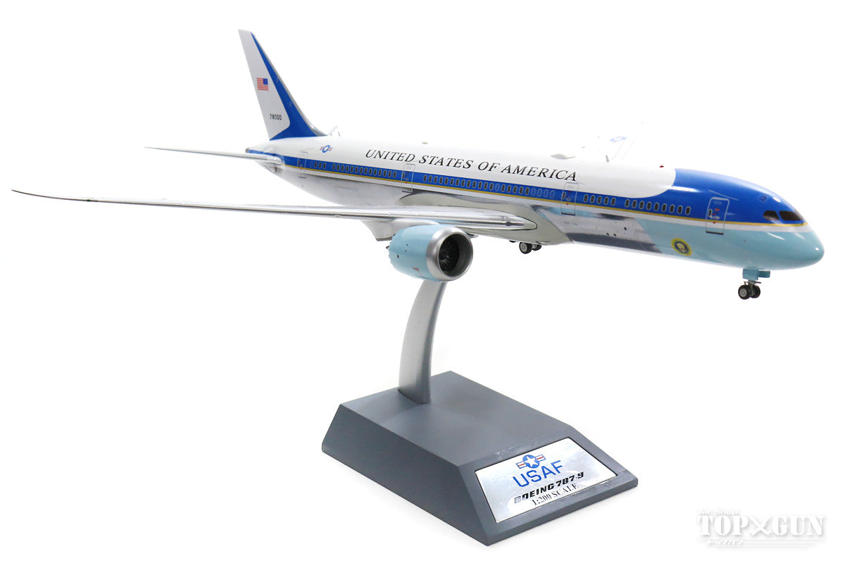 787-9 US Air Force Presidential Plane "Air Force One" (fictional) Polished finish (stand included) #78000 1/200 *Made of metal [B-USAF-789-01P]