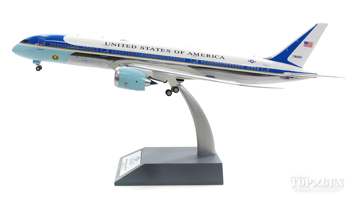 787-9 US Air Force Presidential Plane "Air Force One" (fictional) Polished finish (stand included) #78000 1/200 *Made of metal [B-USAF-789-01P]