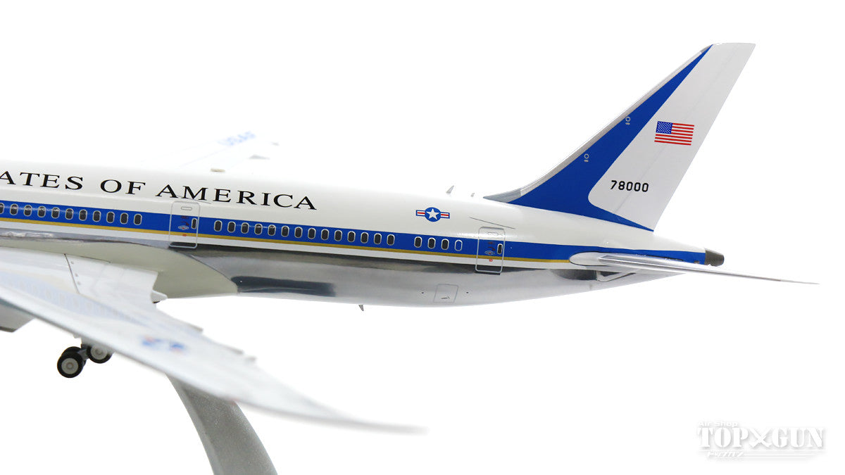 787-9 US Air Force Presidential Plane "Air Force One" (fictional) Polished finish (stand included) #78000 1/200 *Made of metal [B-USAF-789-01P]