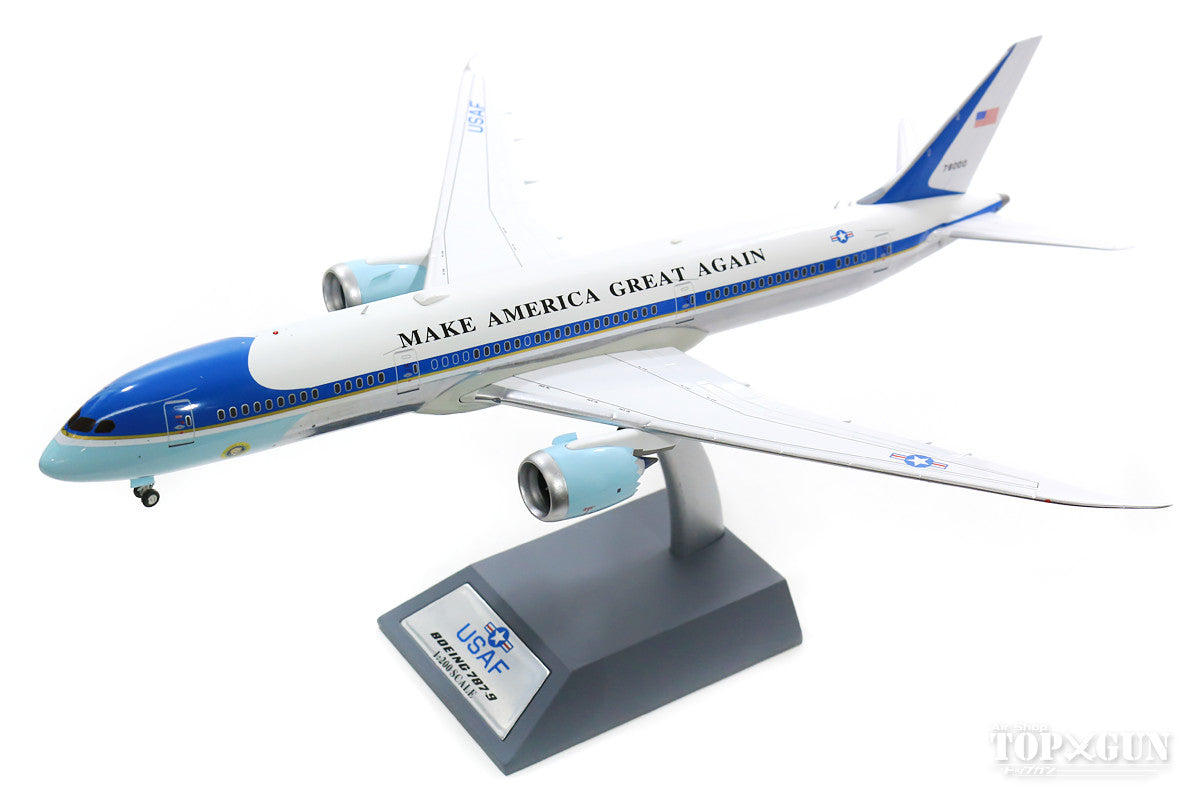 787-9 US Air Force Presidential Plane "Air Force One" (fictional) Polished finish (marked stand included) #78000 1/200 *Made of metal [B-USAF-789-02P]