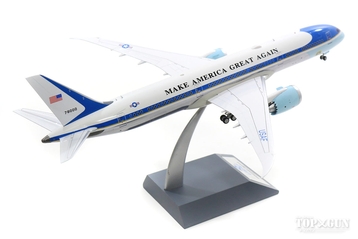 787-9 US Air Force Presidential Plane "Air Force One" (fictional) Polished finish (marked stand included) #78000 1/200 *Made of metal [B-USAF-789-02P]