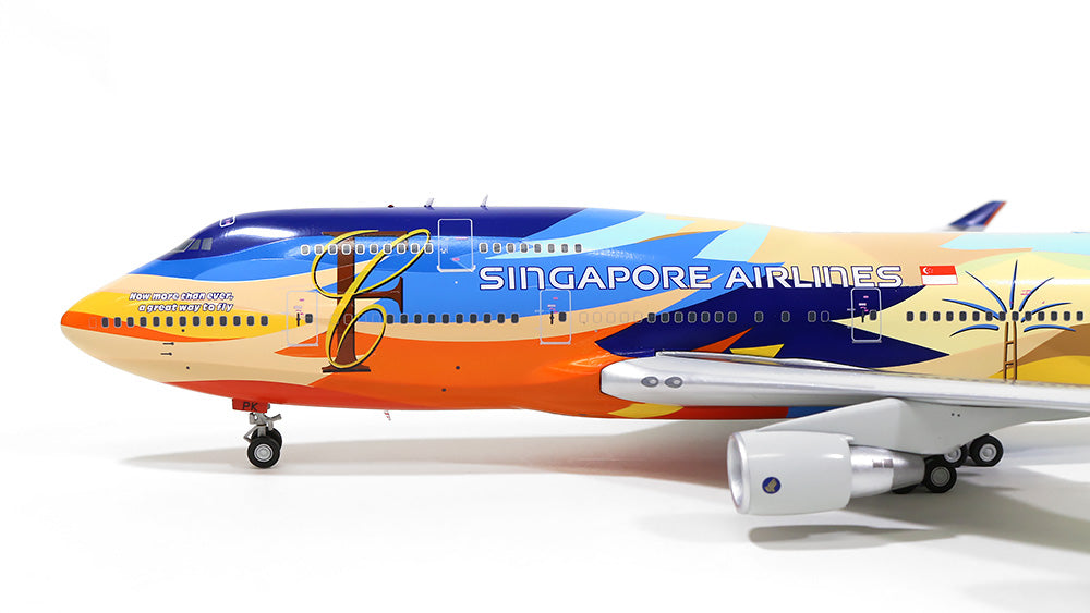 747-400 Singapore Airlines Special Paint "Tropical Megatop" 9V-SPK 1/200 [BBOX2523]