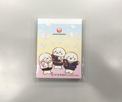 しろたんミニメモ シャボン柄 [BCB1162]