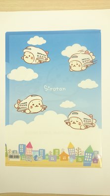 JAL Shirotan Clear File Daytime Sky [BCB1177]