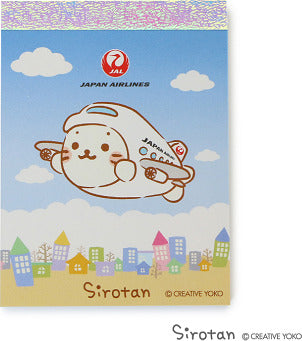 JAL Shirotan Mini Memo Airplane [BCB1197]