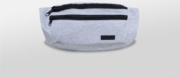 Sweat waist pouch, heather gray [BJB5204]