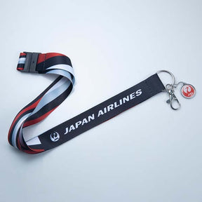 JAL CA客室乗務員スカーフ柄ネックストラップ [BJB5402]
