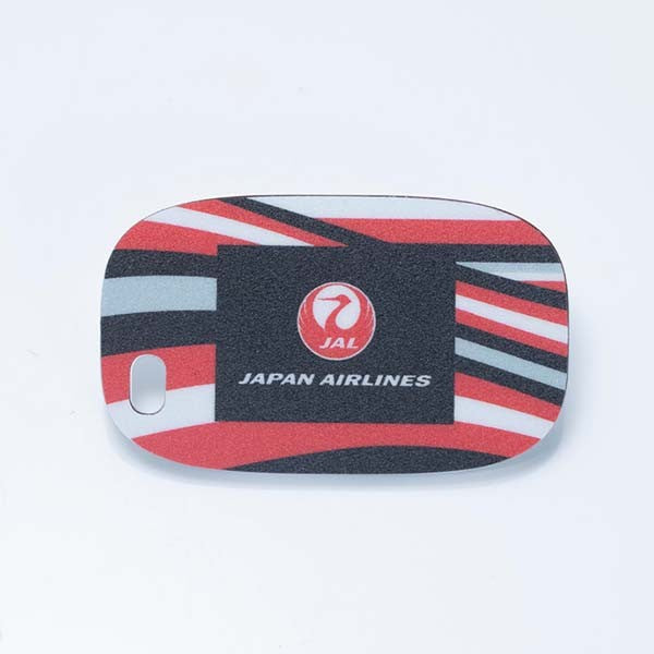 JAL CA mirror with cabin attendant scarf pattern [BJK16005]