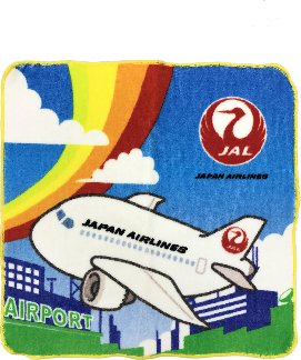 JAL ミニタオル レインボースカイ [BJK4049]