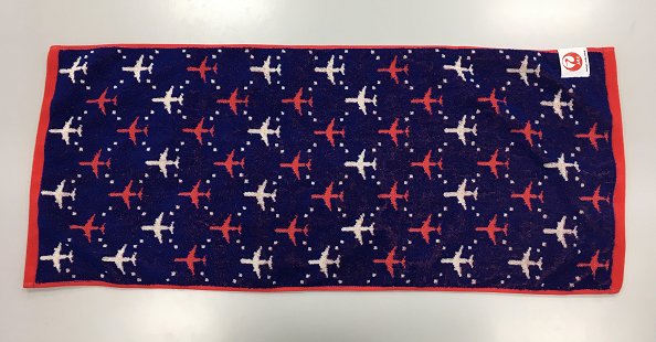 JAL Face Towel Night Flight [BJK4065]