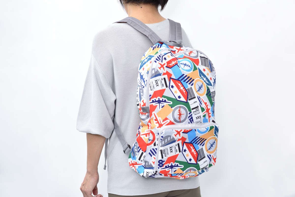 JAL Eco Backpack with Bag and Street Patch [BJK4089]