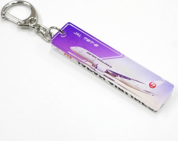 JALオリジナル アクリルスティック キーホルダー B787-8 日本航空 [BJK9094]