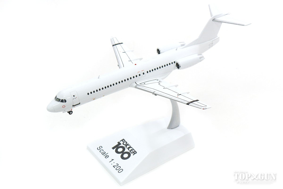 Fokker 100 White / No airline paint (stand included) 1/200 [BK1039]