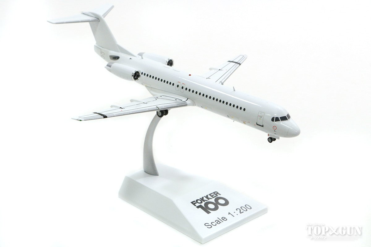 Fokker 100 White / No airline paint (stand included) 1/200 [BK1039]