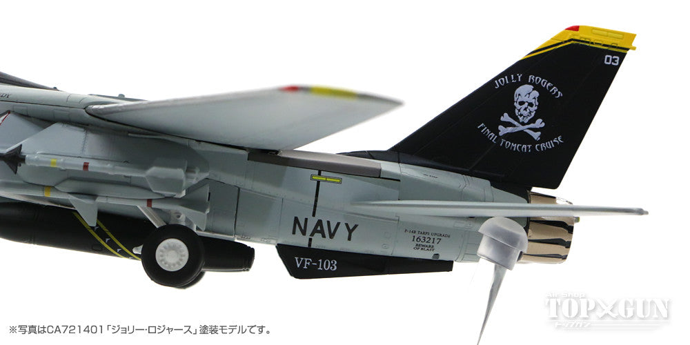 F-14B US Navy 103rd Fighter Squadron "Jolly Rogers" final flight 2004 #103 1/72 [CA721401]