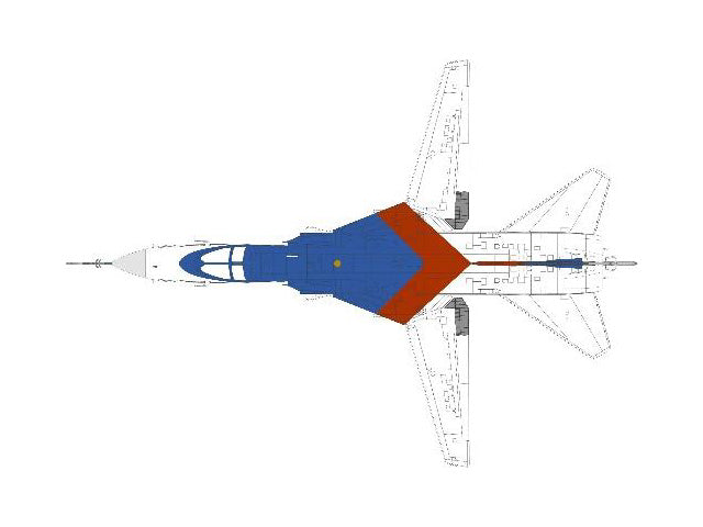 Su-24MR (reconnaissance type) "Fencer-E" Russian Air Force special paint #4 1/72 [CA722407]