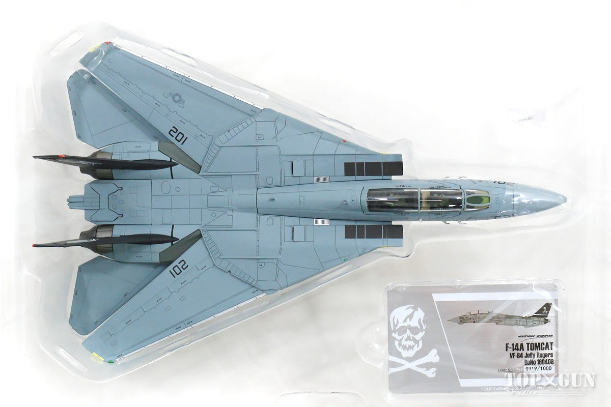 F-14A US Navy 84th Fighter Squadron "Jolly Rogers" aboard the aircraft carrier Theodore Roosevelt in 1993 AJ201/#160408 (clean paint version) 1/72 [CA72JR02B]