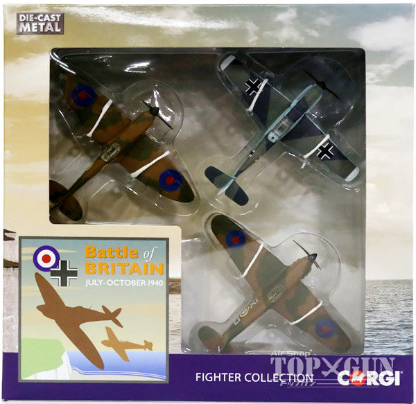 Battle of Britain 75th Anniversary Set of 3 Fighter Planes (Hurricane/Spitfire/Bf109) *Non-scale [CS90691]