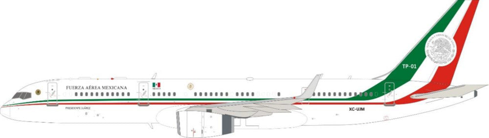 757-200 Mexican Air Force XC-UJM with stand 1/200 [EAVTP01]